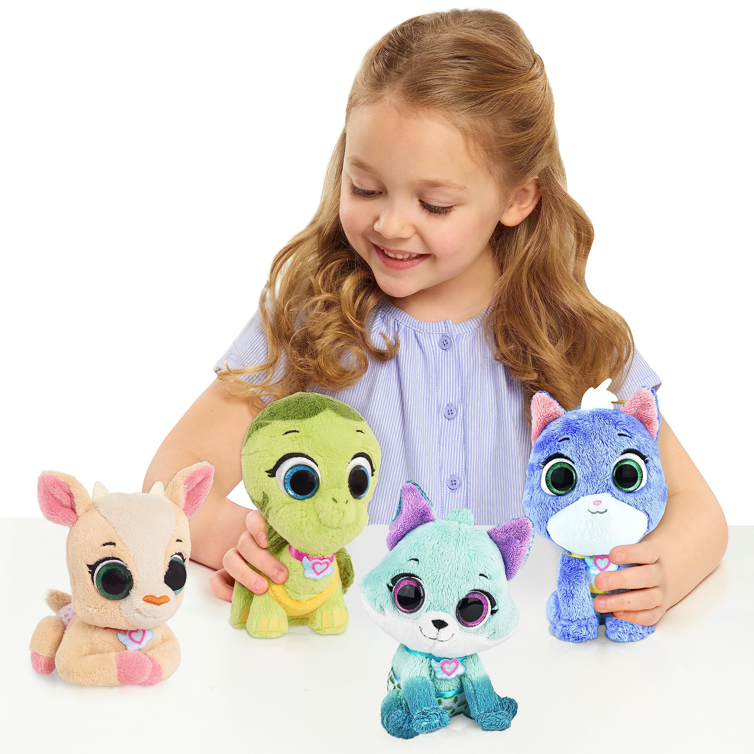 T.O.T.S Disney Junior Gracie The Goat, 6-inch Bean Plush, Officially Licensed Kids Toys for Ages 3 Up, Gifts and Presents by Just Play