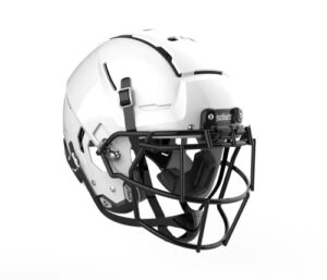 schutt sports f7 lx1 youth football helmet (facemask not included), white, medium