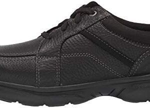 Clarks Men's Bradley Walk Oxford, Black Tumbled Leather, 11 Wide