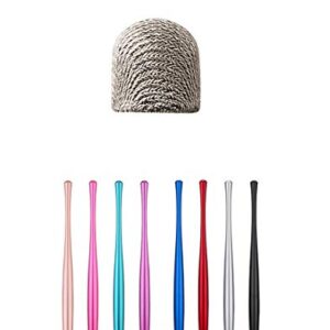 Replacement Mesh Fiber Tips for CCIVV Slim Waist Stylus Pen [0.25-inch Fiber Tip Series] (Pack of 12)