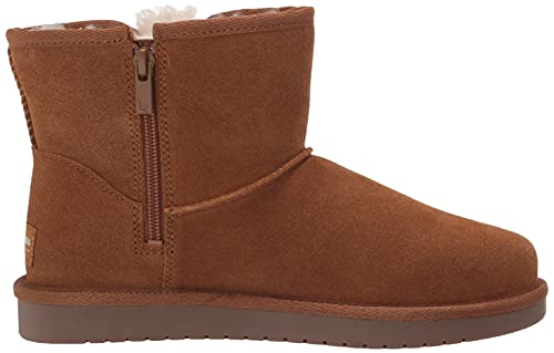 Koolaburra by UGG Unisex-Child T Victoria Mini DOTS Boot, Chestnut, 7 Toddler