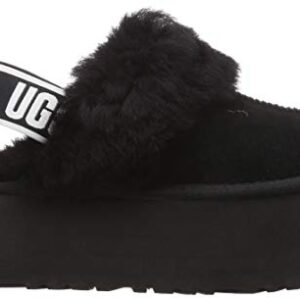 UGG Women's Funkette Slipper, BLACK, 9