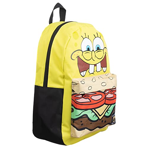 Bioworld Spongebob Squarepants Mixblock Krabby Patty Adult Laptop Backpack