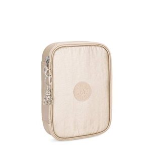 Kipling 100 Pens Case Starry Gold Metallic