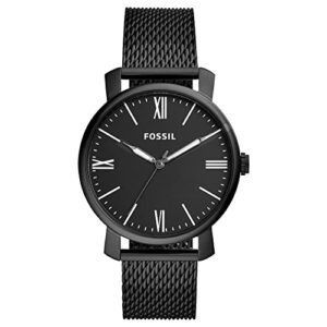 fossil analog bq2369, black/white, bq2369