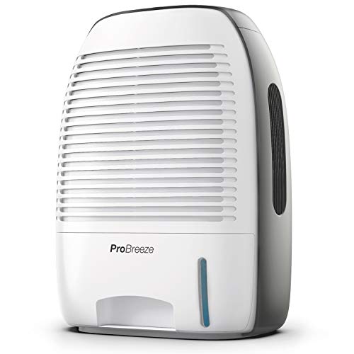 Pro Breeze Premium Electric Dehumidifiers for Bathroom Small, 2200 Cubic Feet (250 sq ft), 52oz Capacity, Compact and Portable for Humidity in Home, Basement, Bedroom, RV, Office, Garage - Dehumidifiers for Home