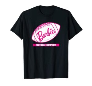barbie football champions t-shirt