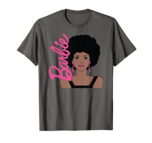 barbie: afro barbie portrait t-shirt
