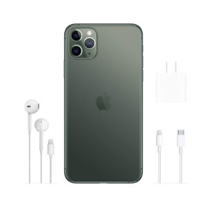 Apple iPhone 11 Pro Max [256GB, Midnight Green] + Carrier Subscription [Cricket Wireless]