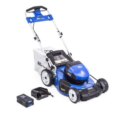 Kobalt 80-Volt Max Brushless Lithium Ion Self-propelled 21-in Cordless Electric Lawn Mower (6.0 ah Battery and Charger Included)