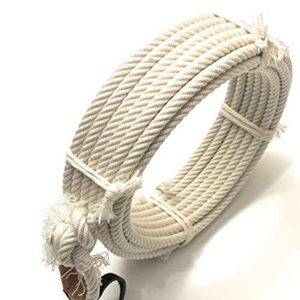 EL CHARRO Kids Western Cowboy Lasso Rope Lariat, 25 ft Ranch Cotton Rope SOGA Reata