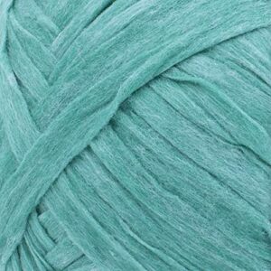 Lion Brand Yarn Rewind Yarn, Yarn for Knitting and Crocheting, Craft Tape Yarn, Capri Breeze, 657 Foot (Pack of 1)