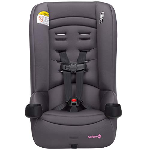 Safety 1st Jive 2-in-1 Convertible Car Seat, Rear-Facing 5-40 pounds and Forward-Facing 22-65 pounds, Carbon Rose