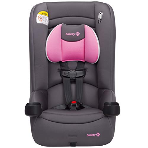 Safety 1st Jive 2-in-1 Convertible Car Seat, Rear-Facing 5-40 pounds and Forward-Facing 22-65 pounds, Carbon Rose