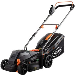 scotts outdoor power tools 62014s 14-inch 20-volt cordless lawn mower, black