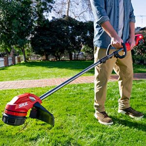 SKIL PWR CORE 40 Brushless 40V 14'' String Trimmer Kit with Dual Line Bump Feed, Includes 2.5Ah Battery and Auto PWR JUMP Charger - LT4818-10