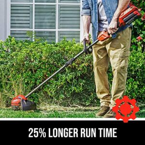 SKIL PWR CORE 40 Brushless 40V 14'' String Trimmer Kit with Dual Line Bump Feed, Includes 2.5Ah Battery and Auto PWR JUMP Charger - LT4818-10