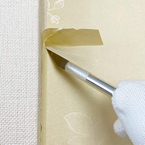 CARTINTS Wallpaper Tools Wallpaper Smoothing Tools with Smoother, Cutter Blades, Seam Roller, for Applying Adhesive Contact Paper Window Film Car Vinyl