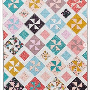 COTTONVILL Collection Bloom 20COUNT Cotton Print Quilting Fabric (1yard, 01-Bloom Main-1)