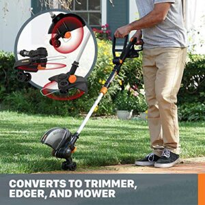 Worx GT Revolution 20V 12" String Trimmer Grass Trimmer/Edger/Mini-Mower, WG170.2