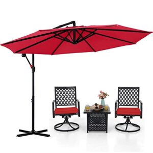 abccanopy cantilever patio umbrellas 10ft red