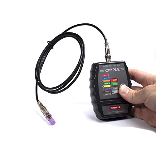 8 Port Coax Cable Mapper, Tester, Tracer, and Toner - Commercial Grade Coaxial Wire Continuity Checker