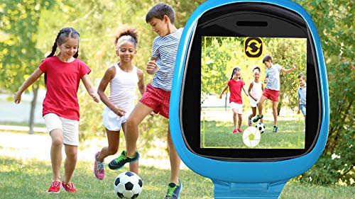 Little Tikes Tobi Robot Smartwatch - Blue with Movable Arms and Legs, Fun Expressions, Sound Effects, Play Games, Track Fitness and Steps, Built-in Cameras for Photo and Video 512 MB | Kids Age 4+