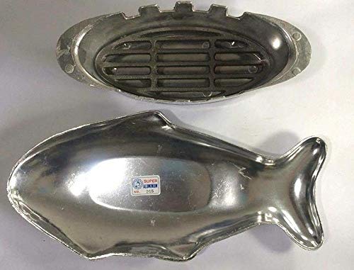 Fish Shaped Plate Hot Pot Tray With Stove Set Aluminium Charcoal Asian Thai Food Chafing Dishes