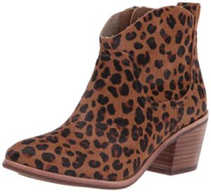 ugg kingsburg leopard boot, natural, size 6