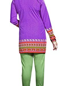 Maple Clothing Women's Short Kurta Tunic Kurti Top Indian Clothing (Purple, 3XL)