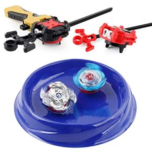 Bey Battling Top Burst | Burst Evolution Combination Series 4D | Set of 4 Fighter Gyroscope 4D Fusion Model | 2 Launcher and 1 beystadium