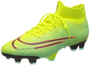 nike superfly 7 pro mds fg, unisex adult's football soccer shoe, lemon venom/black-aurora green, 9 uk (44 eu)