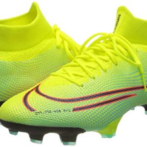 Nike Superfly 7 Pro MDS Fg, Unisex Adult's Football Soccer Shoe, Lemon Venom/Black-Aurora Green, 9 UK (44 EU)