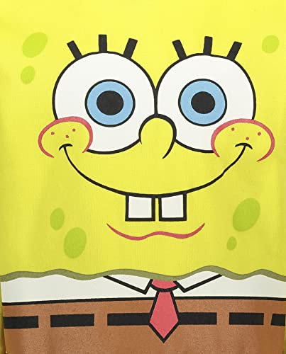 Nickelodeon SpongeBob SquarePants Big Boys Fleece Costume Hoodie Yellow 10-12