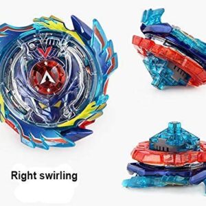 R1-58-6-Bey Battle Gyro Burst Battle Evolution Metal Fusion Attack Set with 4D Launcher Grip Set