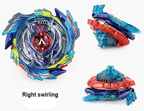 R1-58-6-Bey Battle Gyro Burst Battle Evolution Metal Fusion Attack Set with 4D Launcher Grip Set