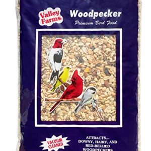 Valley Farms Woodpecker Mix with Sunflower Hearts - No Mess No Waste Wild Bird Food (15 LB)