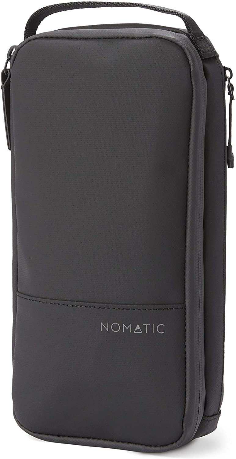 NOMATIC Toiletry Bag - Water Resistant Storage Case for Shaving Kit, Makeup, Toiletries - Mini Hanging Toiletry Bag for Men and Women (Small V2, Black)