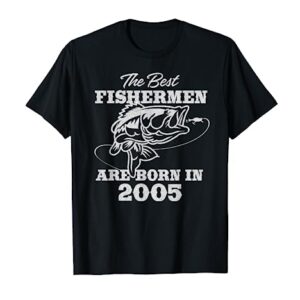 18 Year Old Fisherman: Fishing 2005 18th Birthday T-Shirt