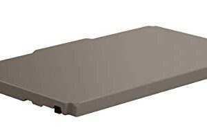 Suncast BMC3020 30" Heavy-Duty Steel-Reinforced Shelf Storage Cabinets, Platinum