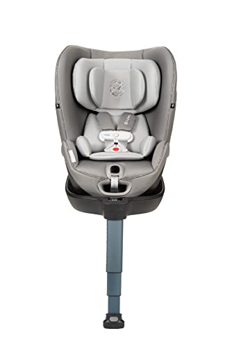 CYBEX Sirona S with SensorSafe, Convertible Car Seat, 360° Rotating Seat, Rear-Facing or Forward-Facing Car Seat, Easy Installation, SensorSafe Chest Clip, Instant Safety Alerts, Manhattan Grey