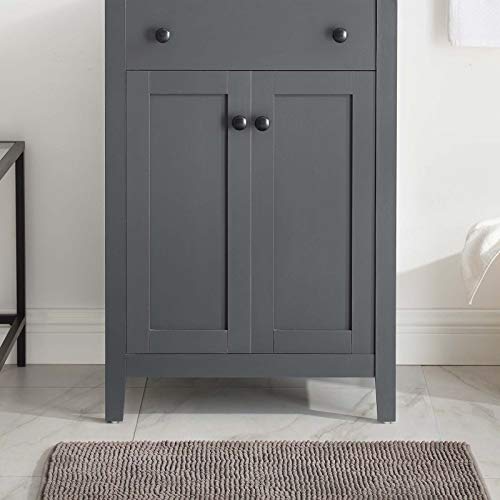 Modway EEI-3875-GRY Nantucket 24" Bathroom Vanity Cabinet in Gray (Sink Basin Not Included), 24 Inch