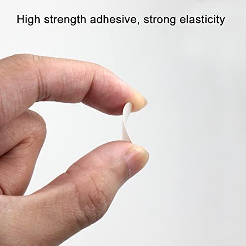 VictorsHome Self-Adhesive Screw Hole Stickers PVC Cover Caps Dustproof for Wooden Furniture Cabinet 21mm 2 Sheets/108 Pcs White