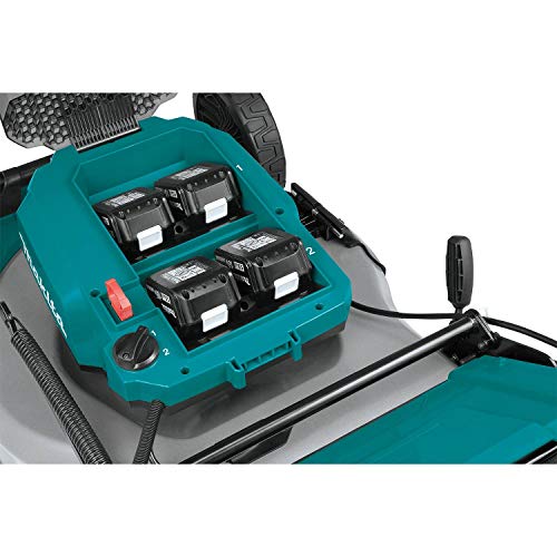 Makita XML07PT1 36V (18V X2) LXT® Brushless 21" Commercial Lawn Mower Kit with 4 Batteries (5.0Ah), Teal