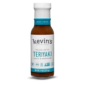 kevin's natural foods teriyaki sauce & marinade, 9 oz