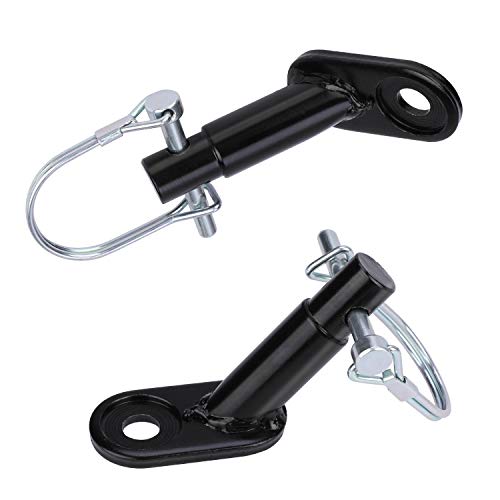 QKURT 2 Pack Bike Trailer Coupler, Bicycle Trailer Hitch Connector Attachment for Child, Pet, Cargo Bike Trailers