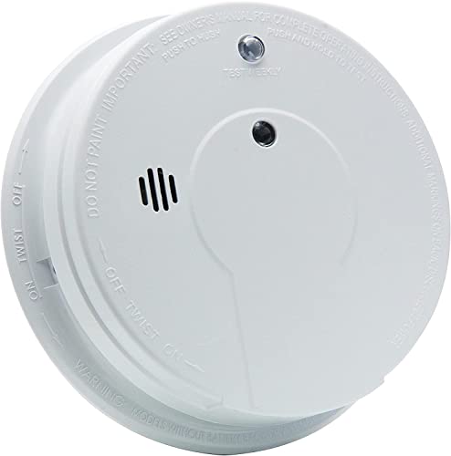 Kidde Smoke Detector, Hardwired Smoke Alarm with 9-Volt Battery Backup, Test-Reset Button, Interconnect Capability