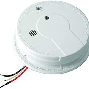 Kidde Smoke Detector, Hardwired Smoke Alarm with 9-Volt Battery Backup, Test-Reset Button, Interconnect Capability