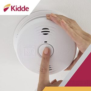 Kidde Hardwired Smoke & Carbon Monoxide Detector, 10-Year Battery Backup, Voice Alerts