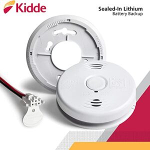 Kidde Hardwired Smoke & Carbon Monoxide Detector, 10-Year Battery Backup, Voice Alerts